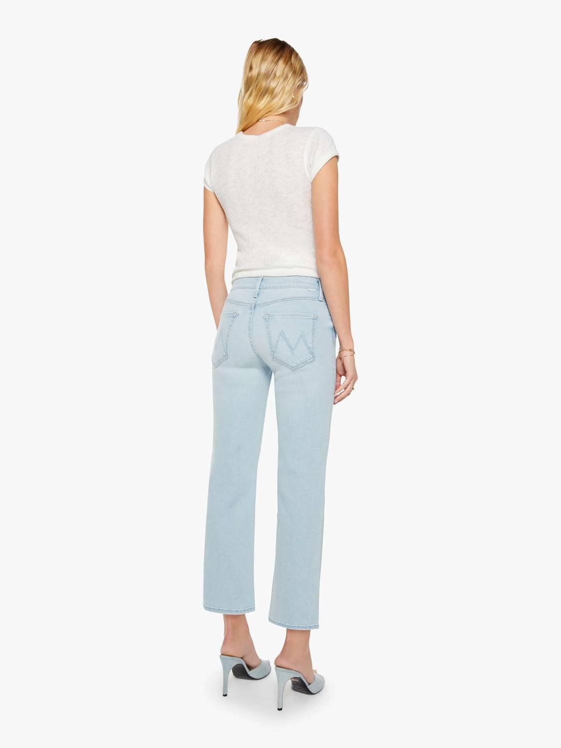 Mother - Mid Rise Rambler Zip Ankle Jeans