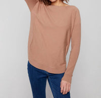 Charlie B - Knit Sweater With Lace Up Cuffs