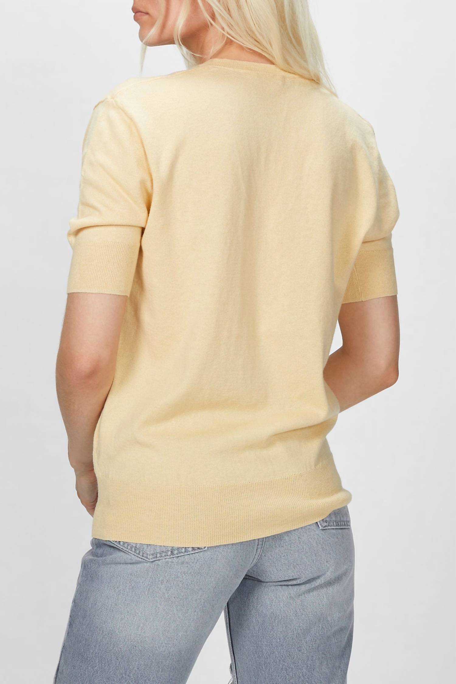 ELBOW V-NECK TOP