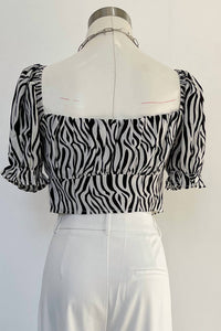 Beige Botany - Women's Wild Stripes Top