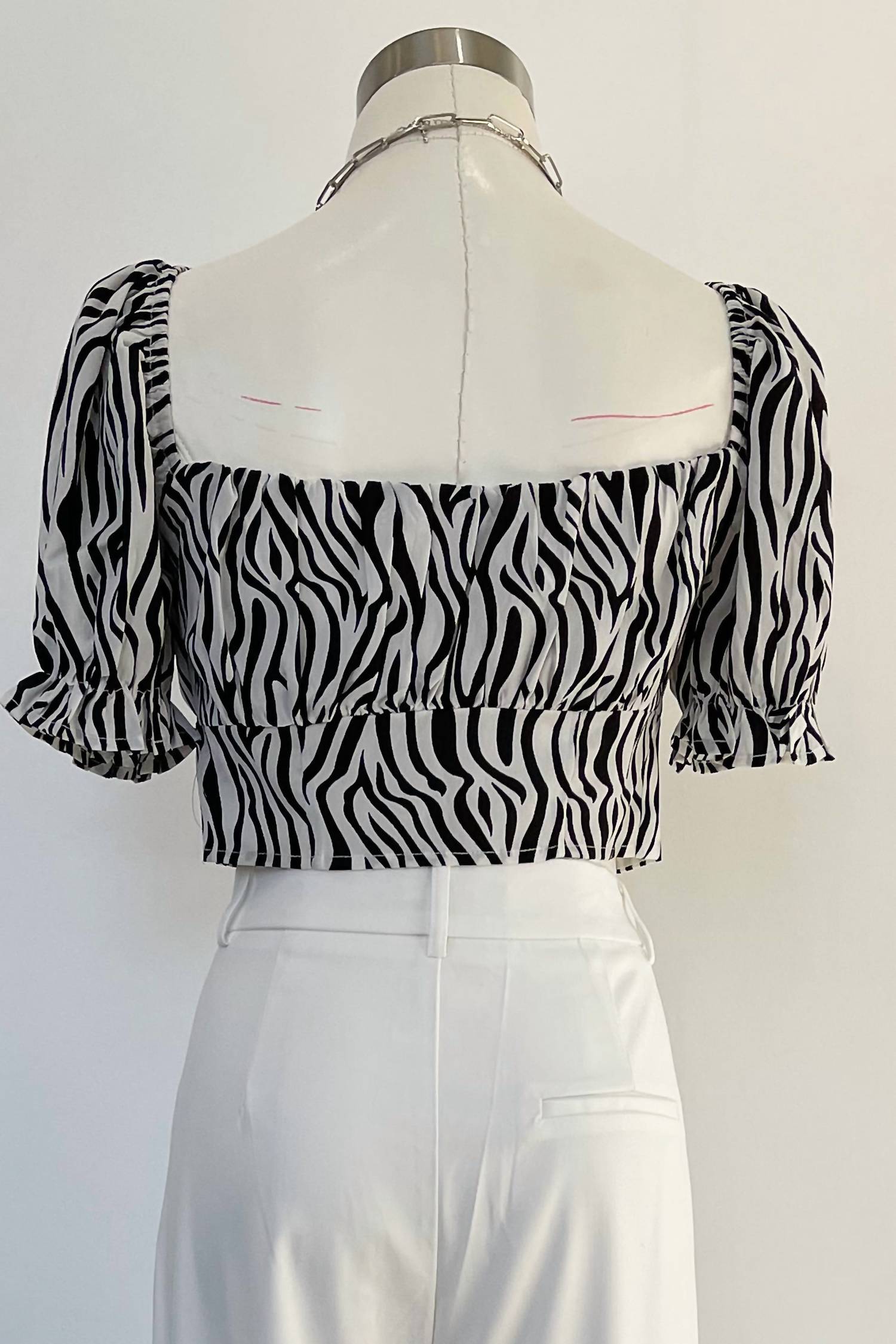 Beige Botany - Women's Wild Stripes Top