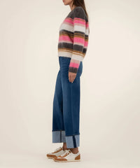 Kut From The Kloth - Elvira Striped Pullover Sweater