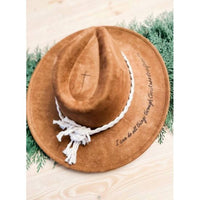 Wild Indigo Women's I Can Do All Things Rancher Hat in beige - women's hat