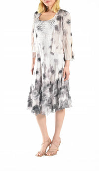 Komarov - Shadow Floral Set Dress