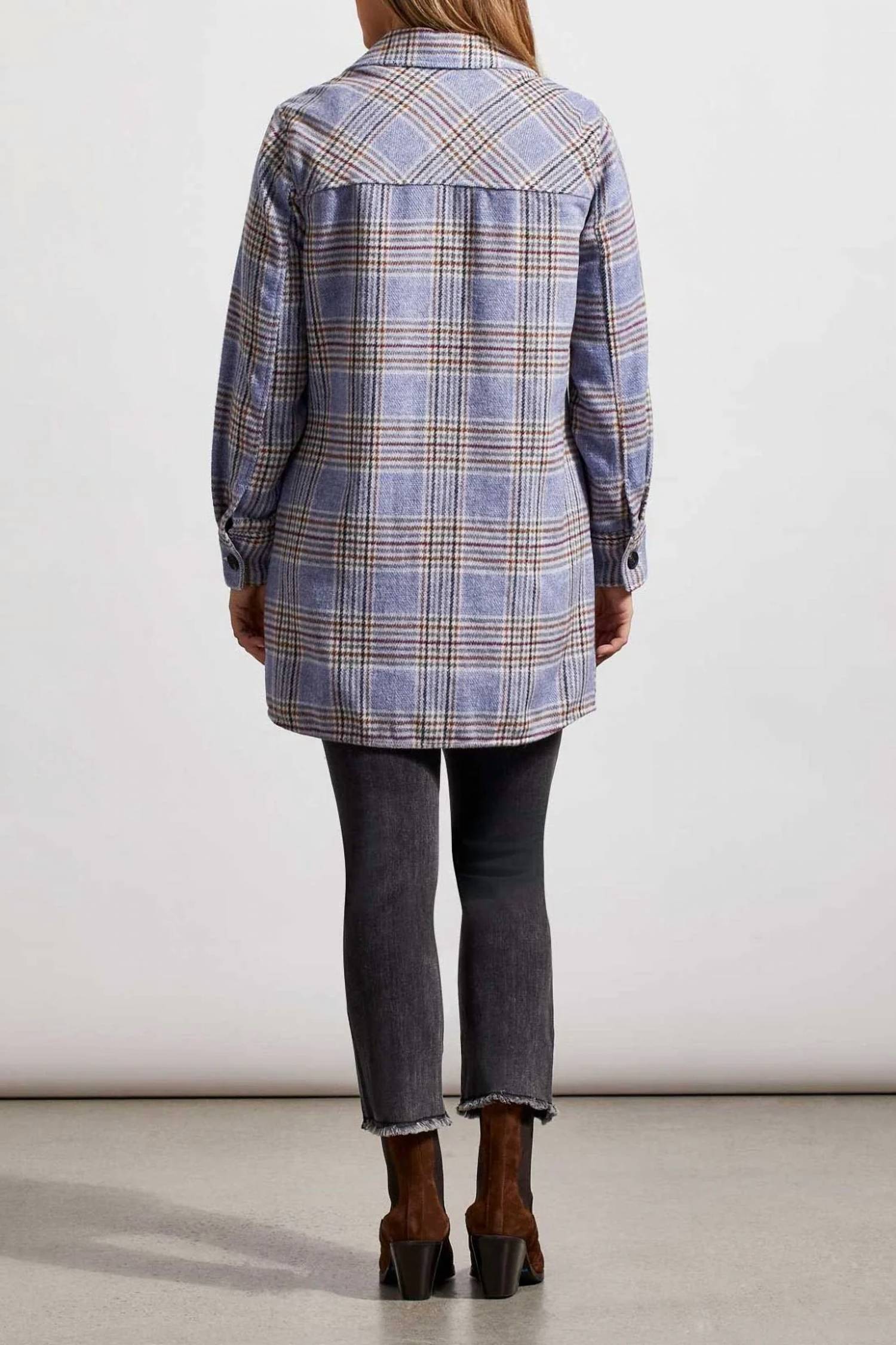 Tribal - Plaid Shirt Jacket