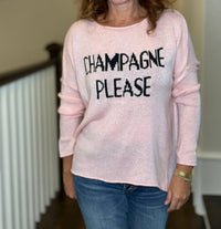 Wooden Ships - Women's Champagne Please Crew Sweater