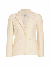 ASSILA SINGLE BREASTED BRAID TRIM JACKET