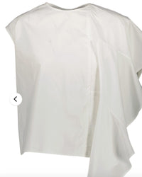 Dawei - Asymmetrical Crewneck Top