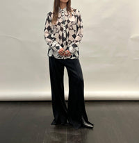 Shwetambari - Graphic Roses Print Cruz Shirt