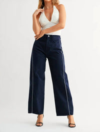 Just Black Denim - Twist Seam Barrel Jeans