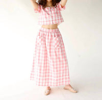 Aureum - GINGHAM DARLING TOP