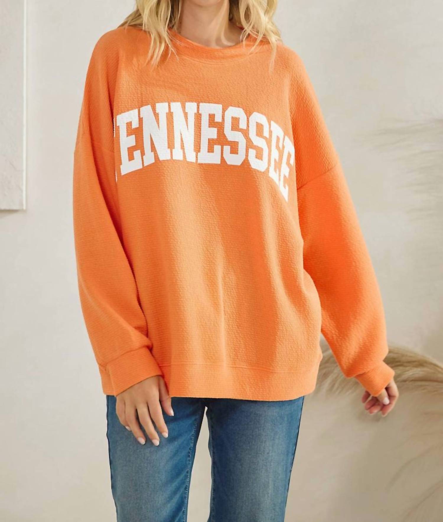 Tea N Rose - Tennessee Embroidery Sweater