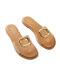 Bamboo Women's Alta Slide in clear - women's flats