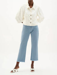 Joseph Ribkoff - Cotton Twill Balloon Sleeves Jacket