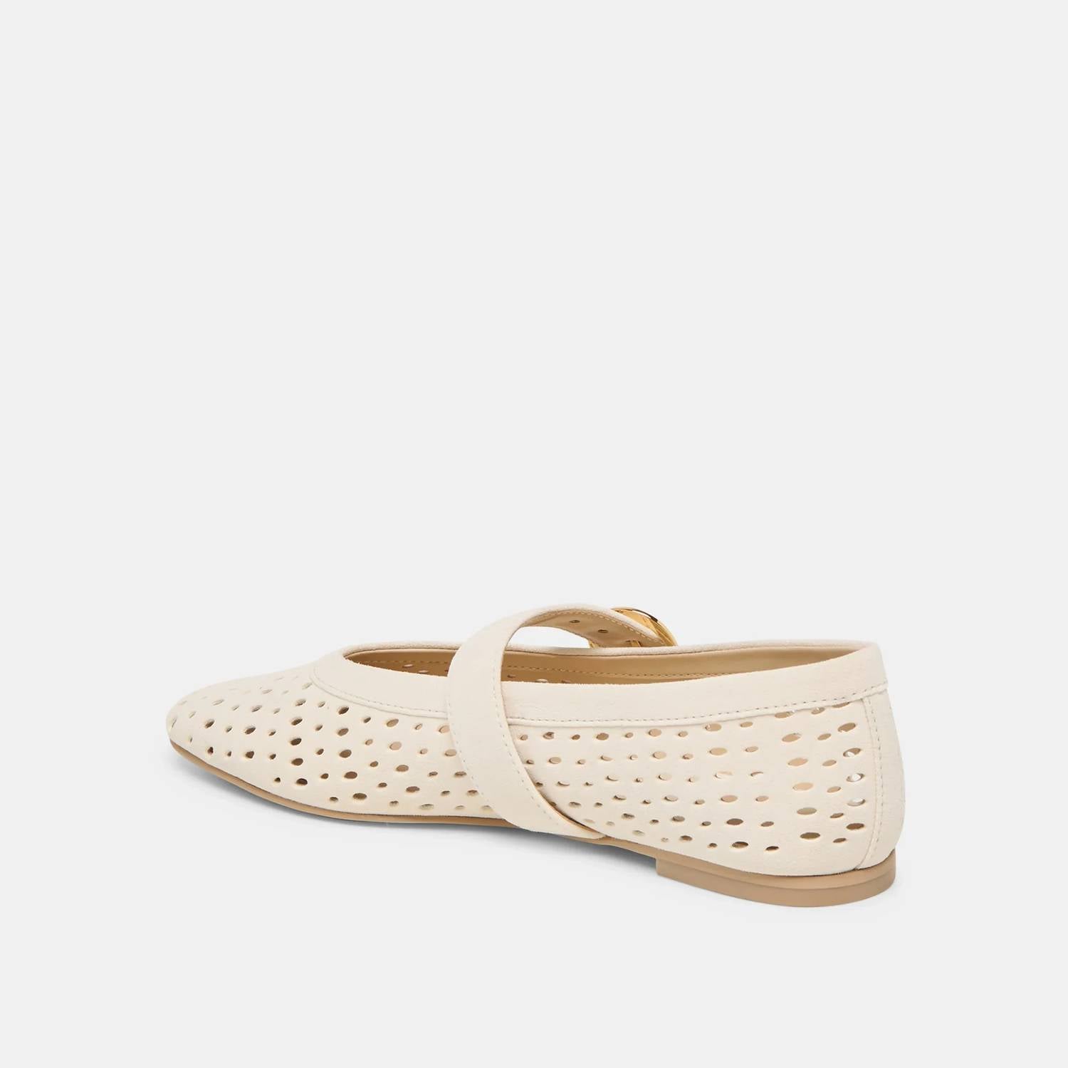 Dolce Vita - Women's Mikel Perforated Suede Mary Jane Flat