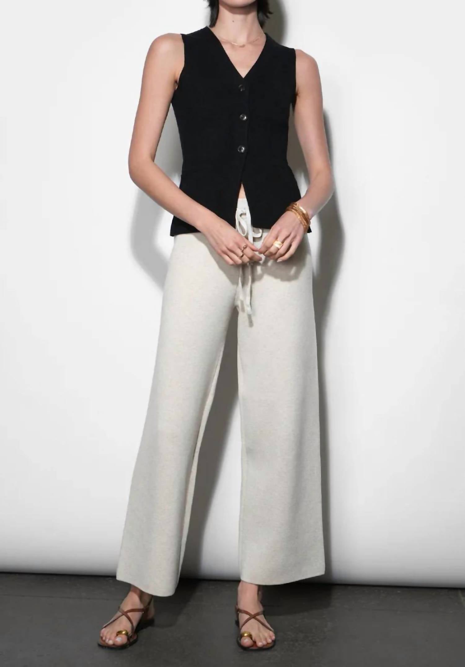Greylin - Raven Knit Pull On Pants