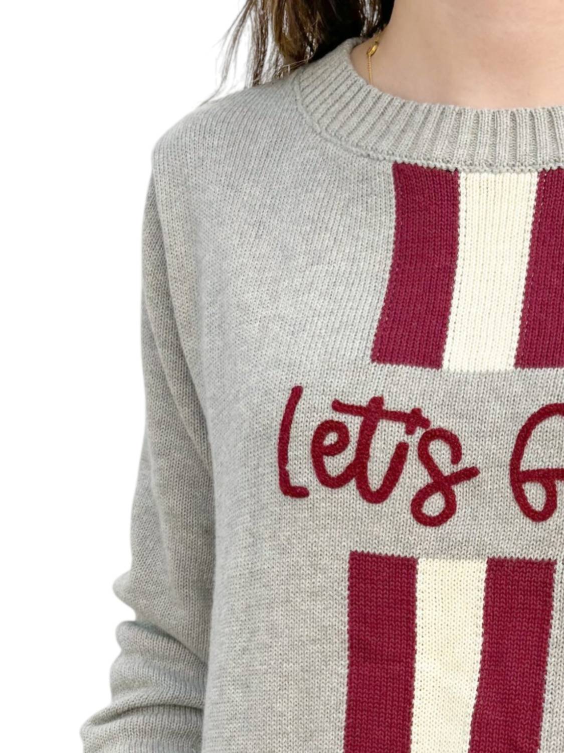 Pearls & Camo - Let's Go Game Day Sweater