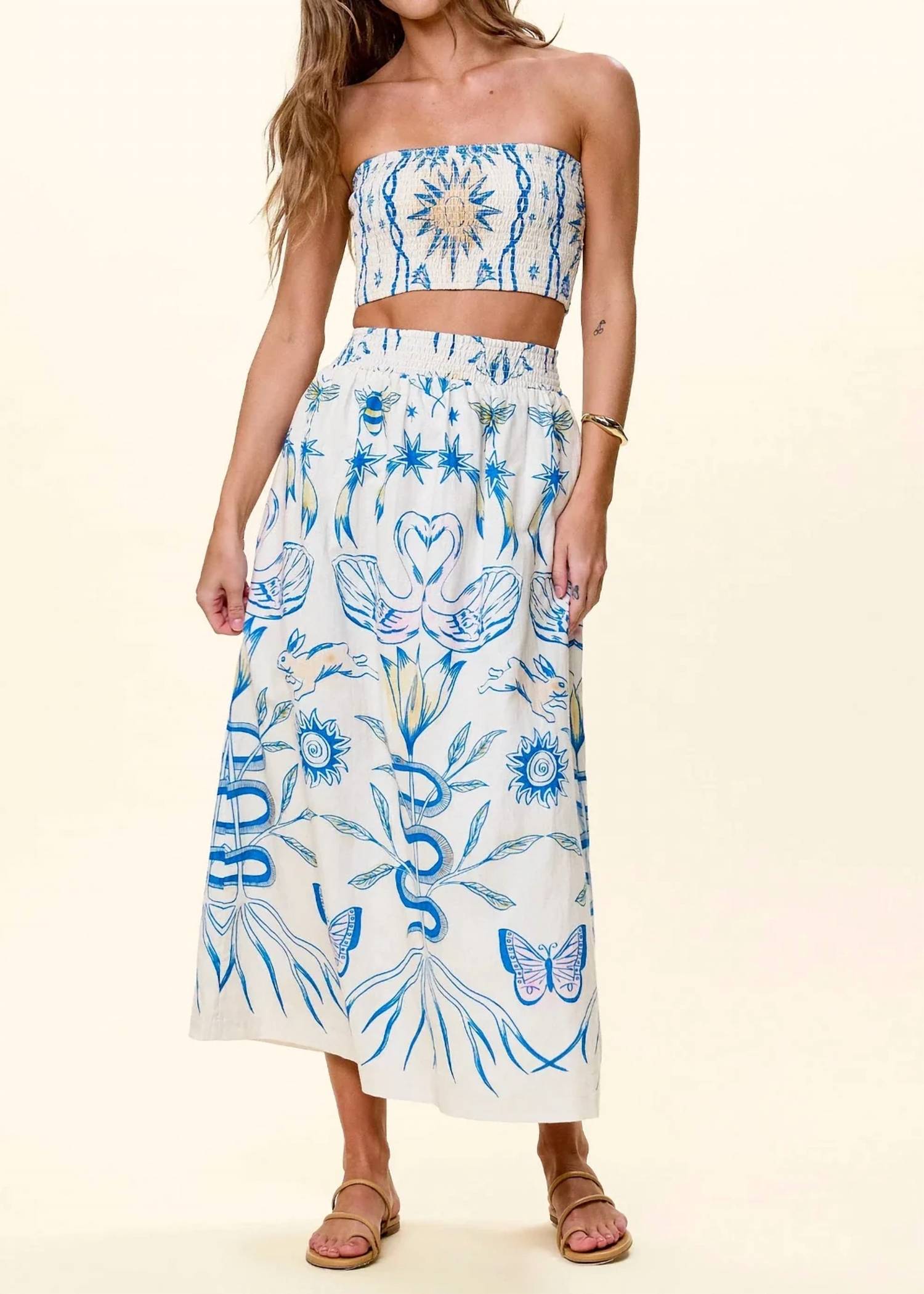 Cleobella - Sylvan Top And Midi Skirt Set