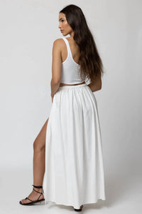 Stillwater - Button Wrap Maxi Skirt