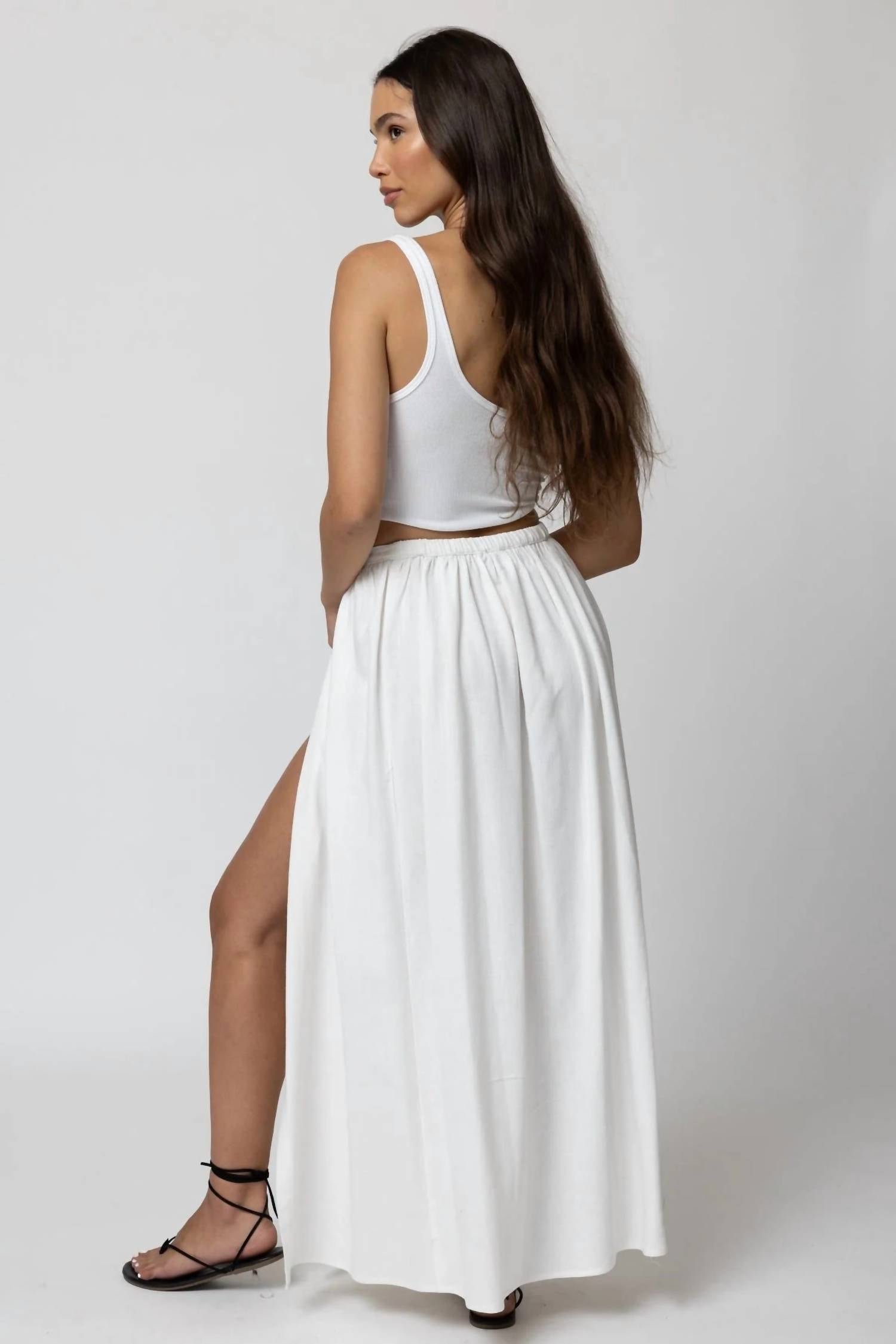 Stillwater - Button Wrap Maxi Skirt