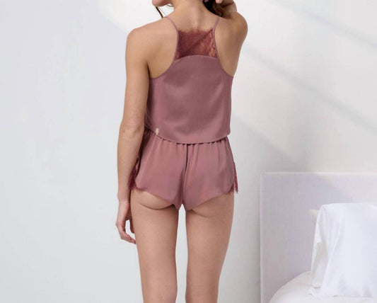 Lunya - Washable Silk Lace Cami Short Set