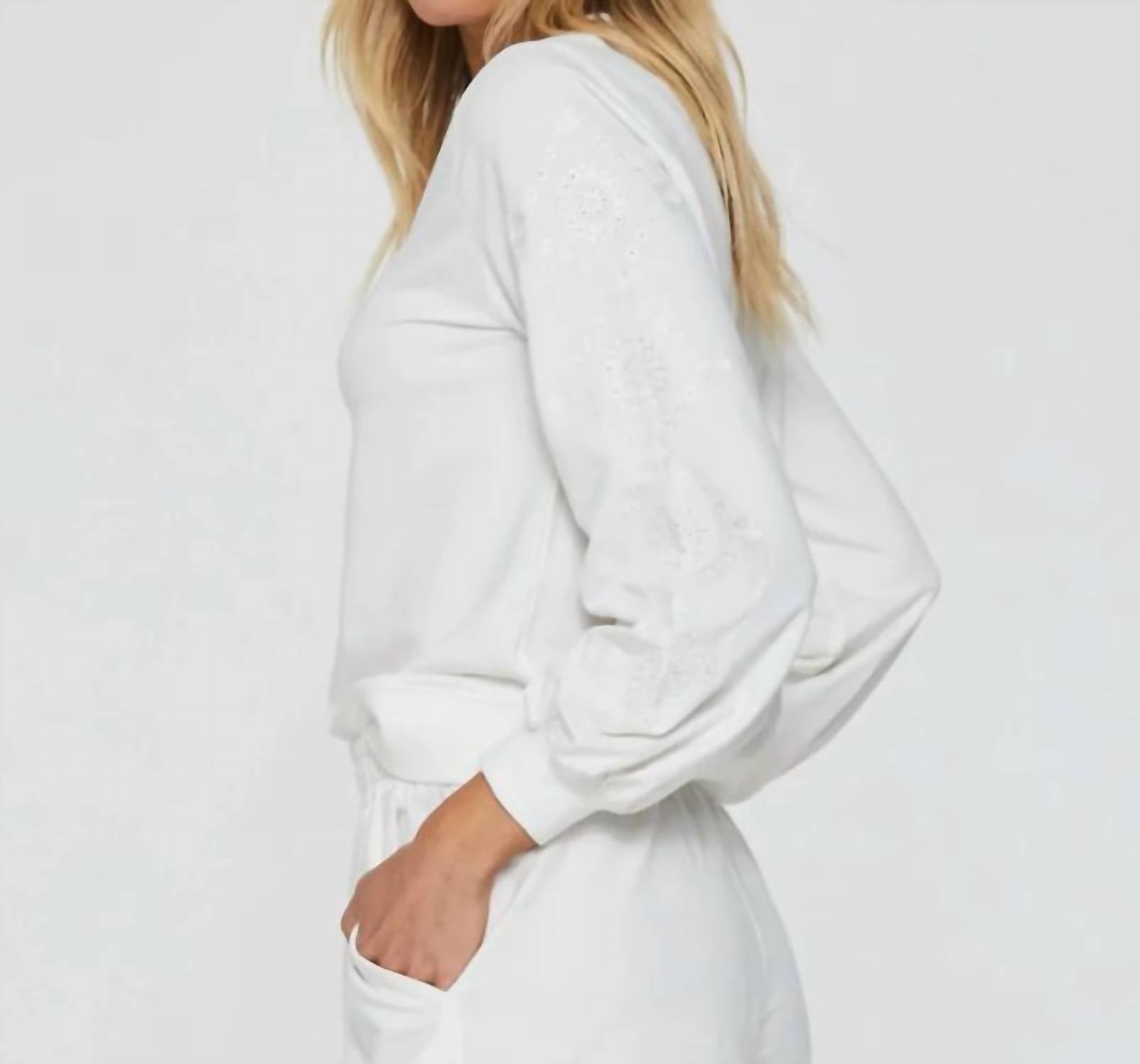 Murray Eyelet Embroidery Top