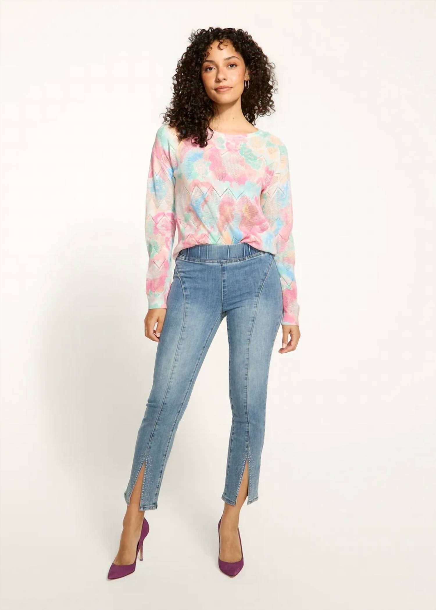 Fdj - Preslee Pull-on Pencil Ankle Denim Jeans
