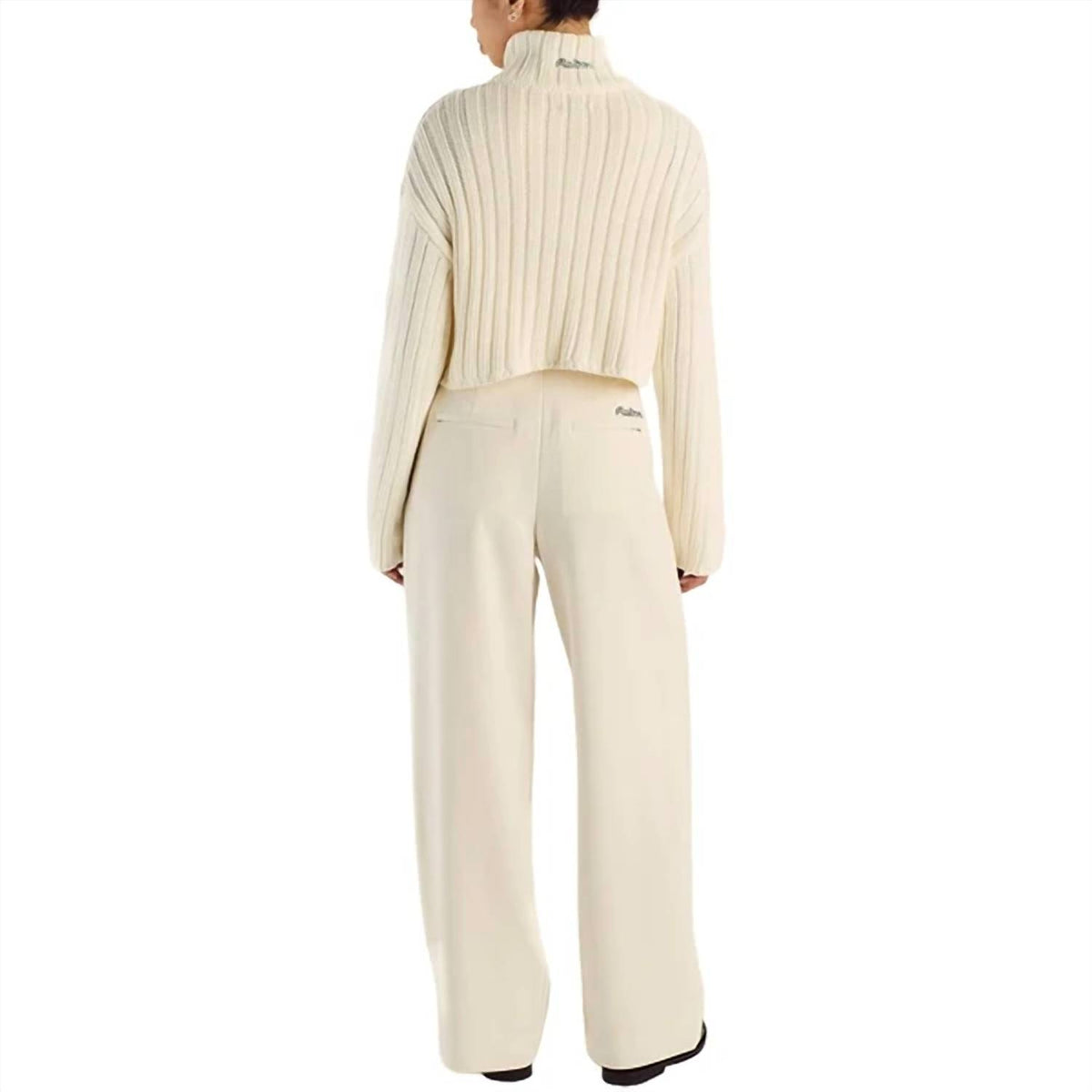 Malbon Golf - Allegra Chunky Knit Zip Up