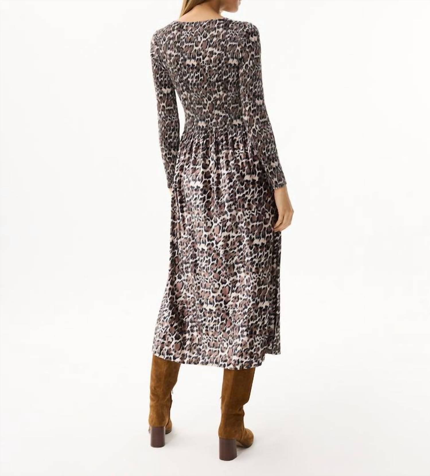 Leo Ugo - Long Sleeve Ruffle Dress