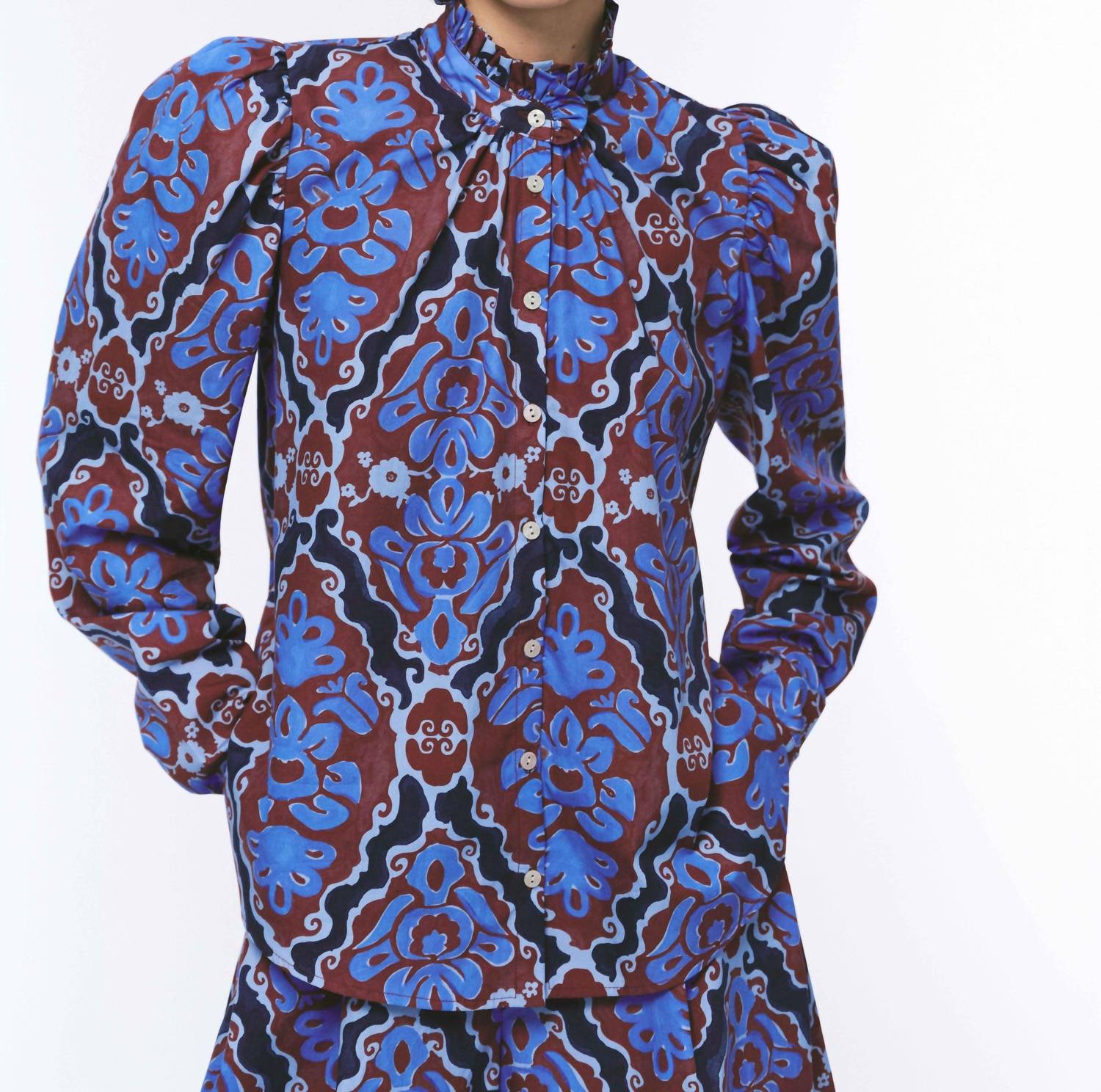 De Loreta - Rina Puffed Shoulder Shirt