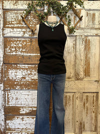 Urban Daizy - Women's Whipstitch Crew Neck Tank