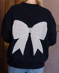 Miou Muse - Big Bow Crewneck Sweater