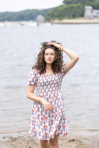 Cosanila Coastal Mini Dress in white - women's dress