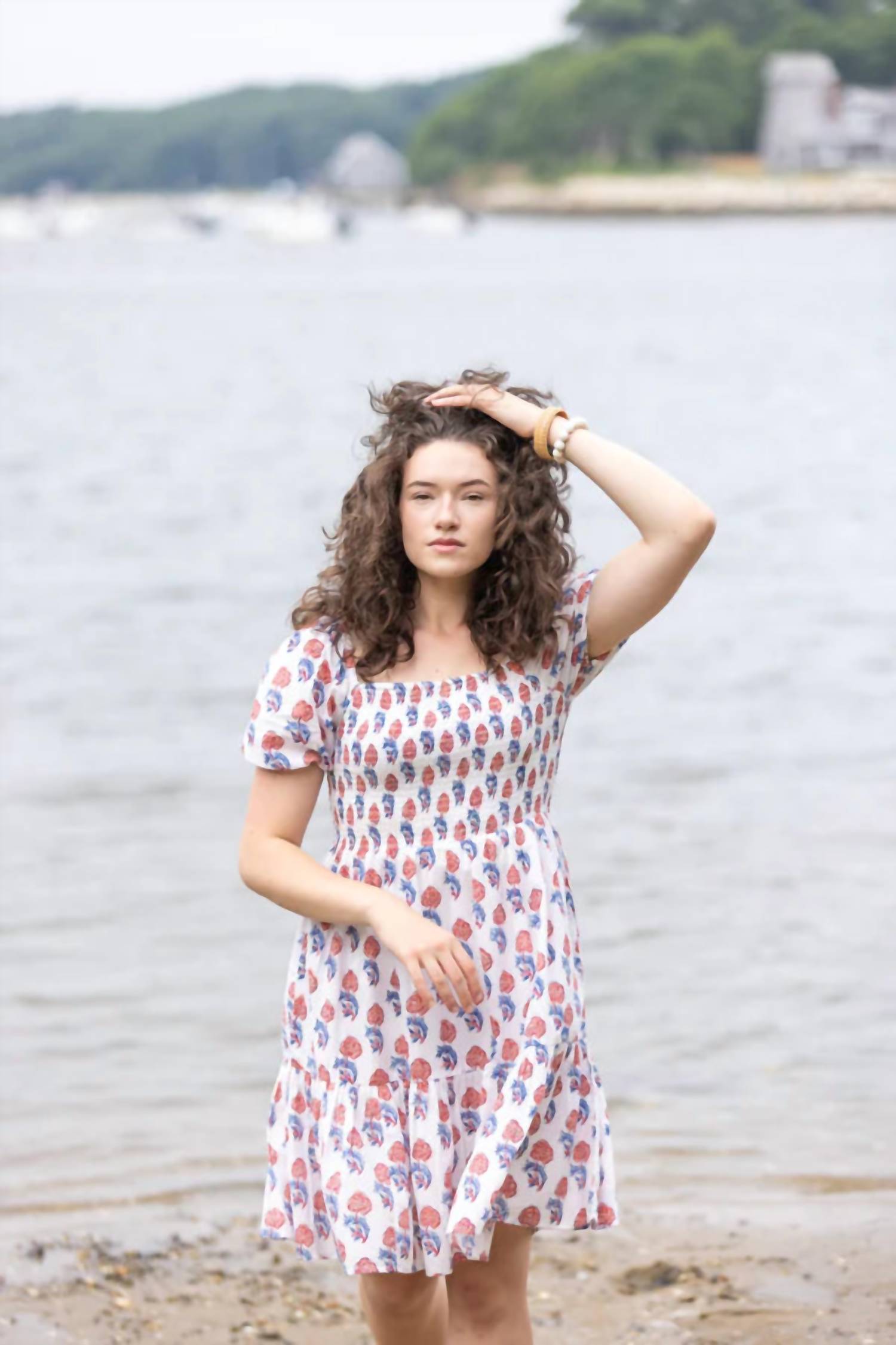Cosanila Coastal Mini Dress in white - women's dress