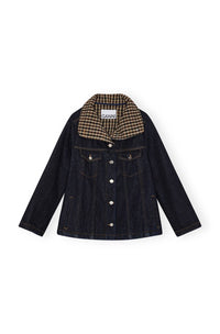 Ganni - Neppy Denim Bonded Jacket