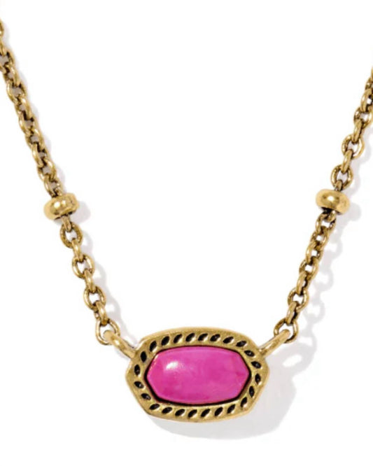 Kendra Scott - Women's Mini Elisa Short Pendant Necklace