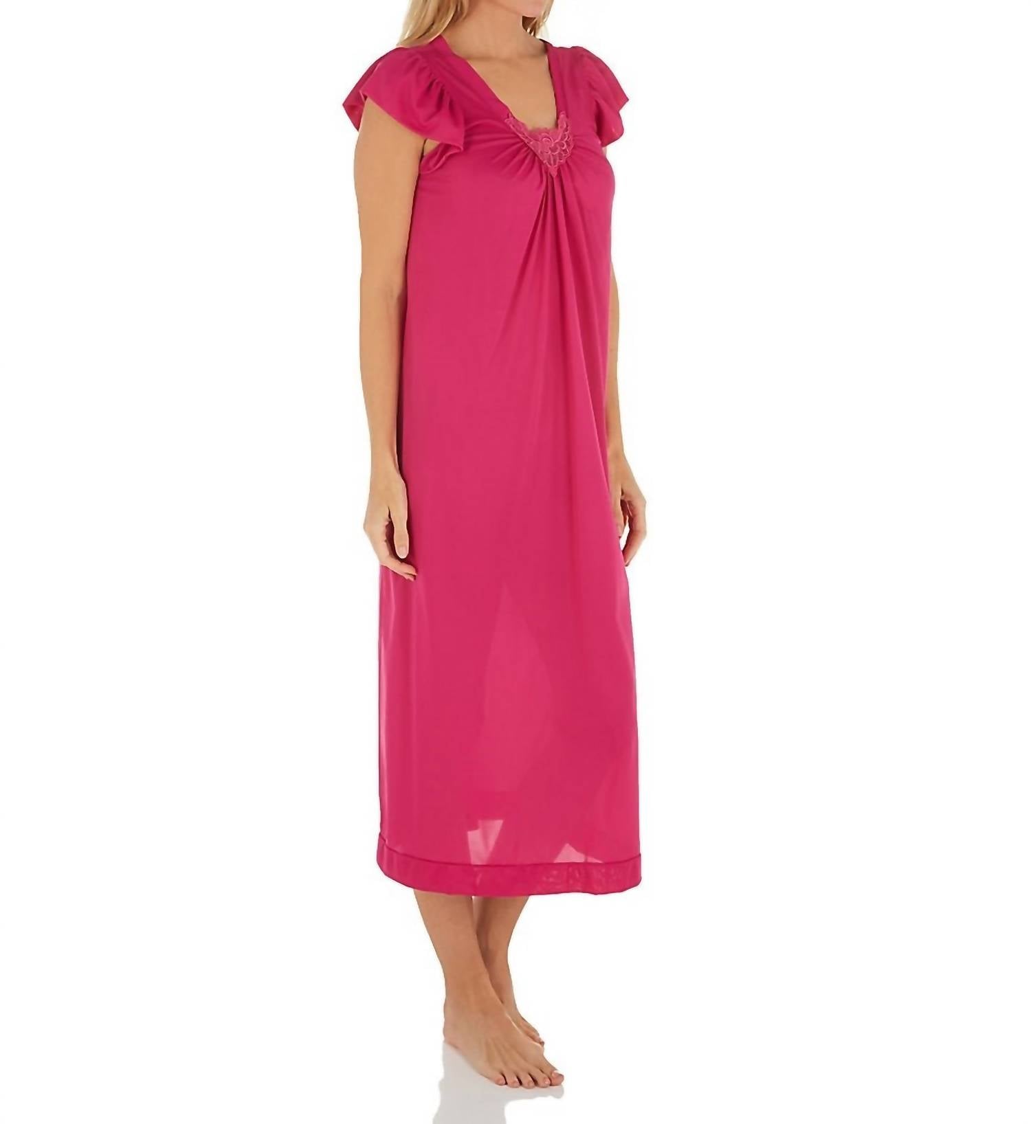 Shadowline Lingerie - Long Cap Sleeve Nightgown
