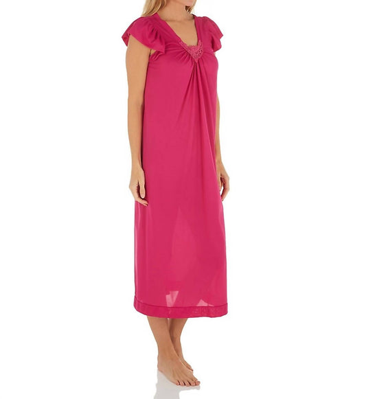 Shadowline Lingerie - Long Cap Sleeve Nightgown