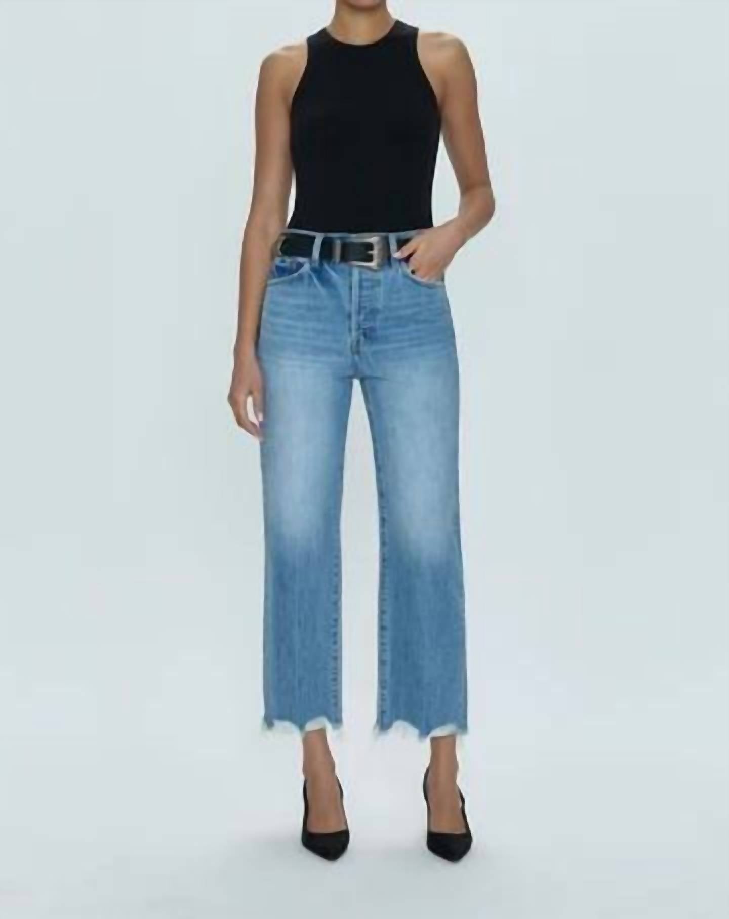 Pistola - Cassie Super High Rise Straight Leg Jeans