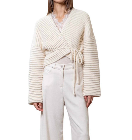 Moon River - Ina Side Tie Cardigan