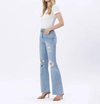 Lovervet - 90's Vintage Super High Rise Flare Jeans