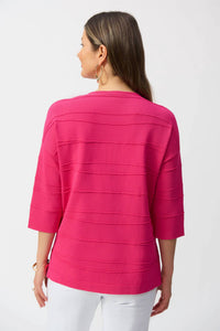 Joseph Ribkoff - JACQUARD SWEATER KNIT PULLOVER