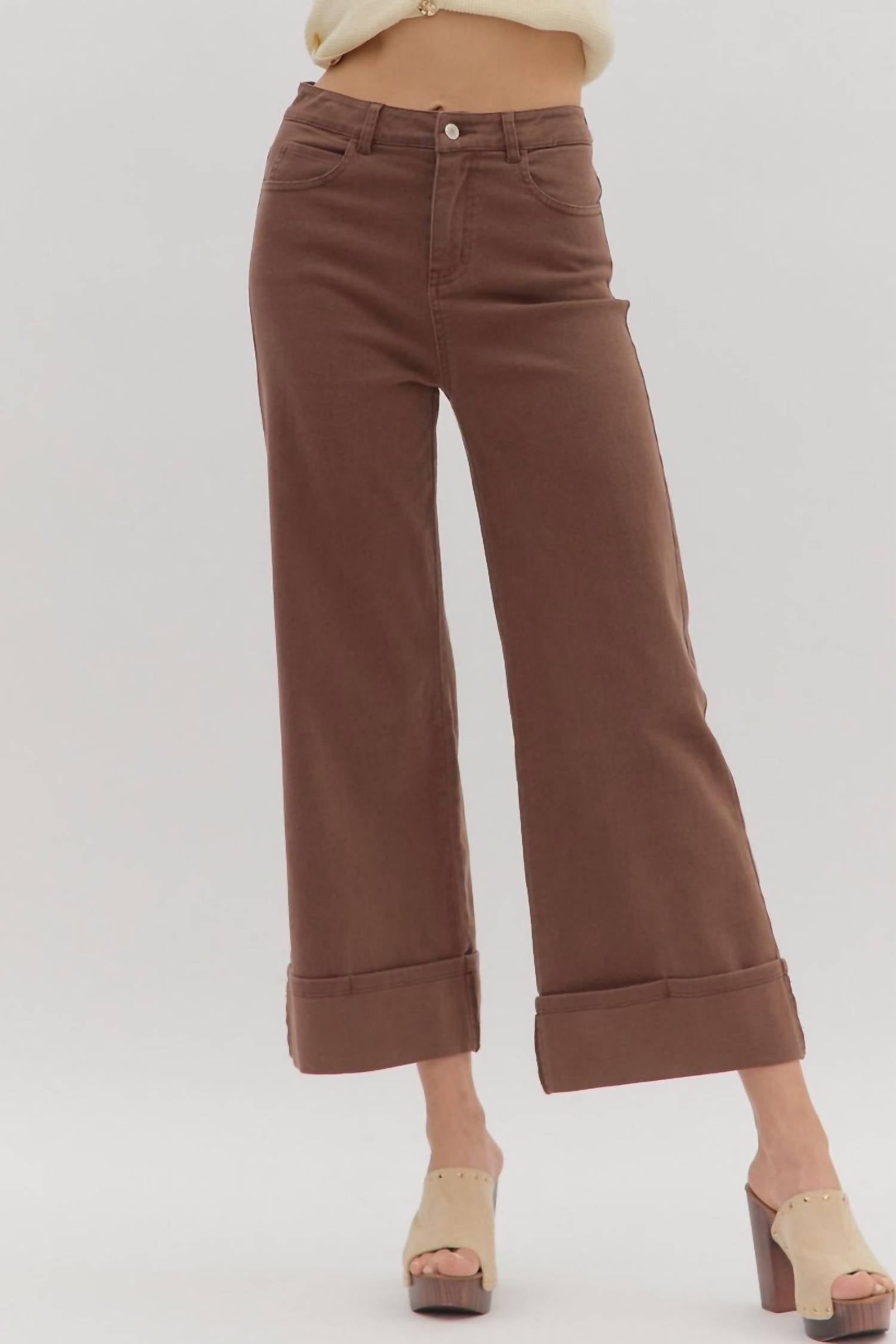 Entro - Sawyer Mid Rise Ankle Pants