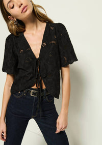 Nation Ltd - Rosalyn Tie Front Top