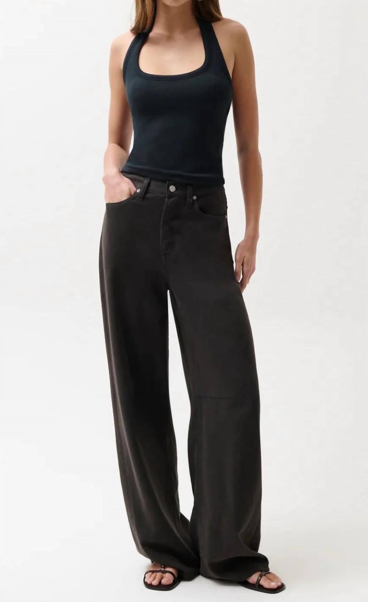 Pistola - Sydney High Rise Wide Leg Jeans