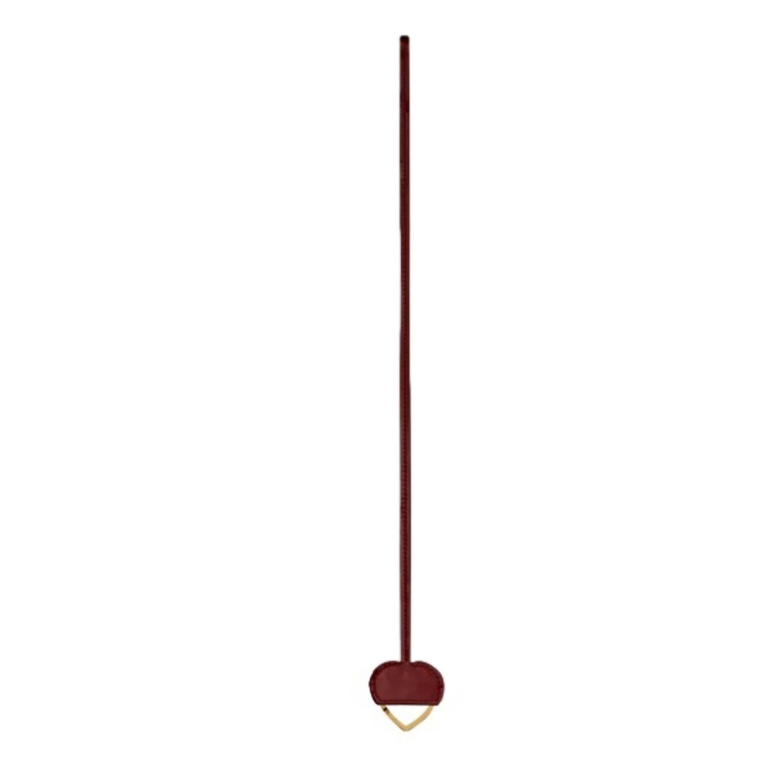 Saint Laurent - Women's Opyum Patent Leather Heart Keyring Necklace