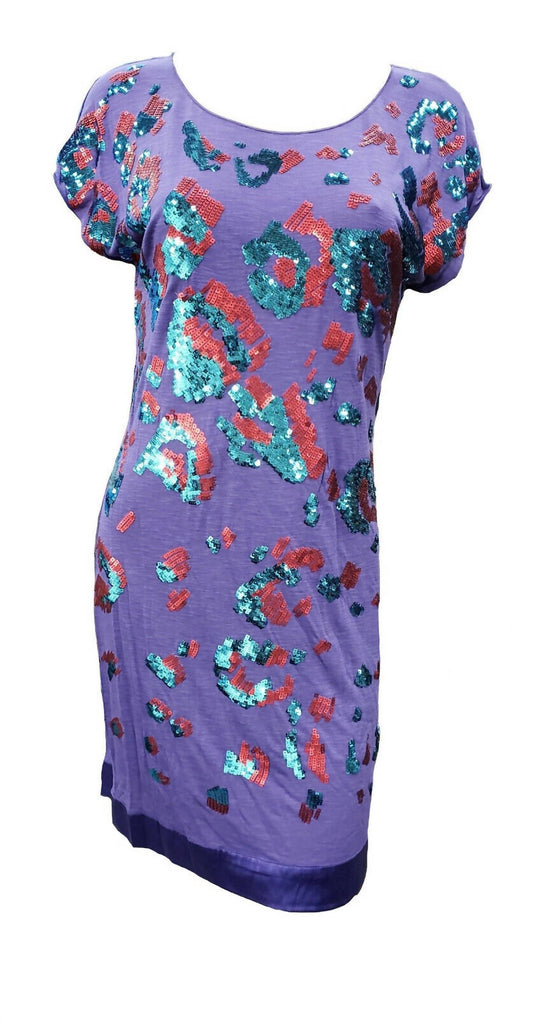 Hale Bob - Hale Bob Short Sleeve Dress with Sequins