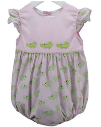 Charming Little One - Baby Crocodile Print Mary Bubble