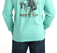 Cinch - Men's Long Sleeve Rodeo Back Print T-shirt