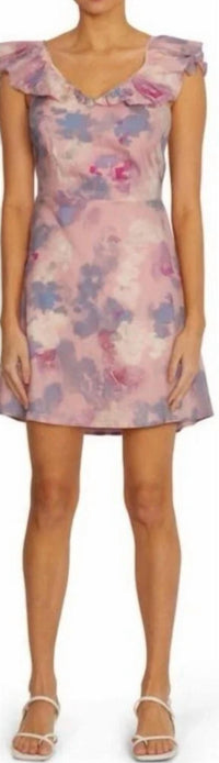 Wildfox - Women's Blair Deep V Neck Ruffle Dress